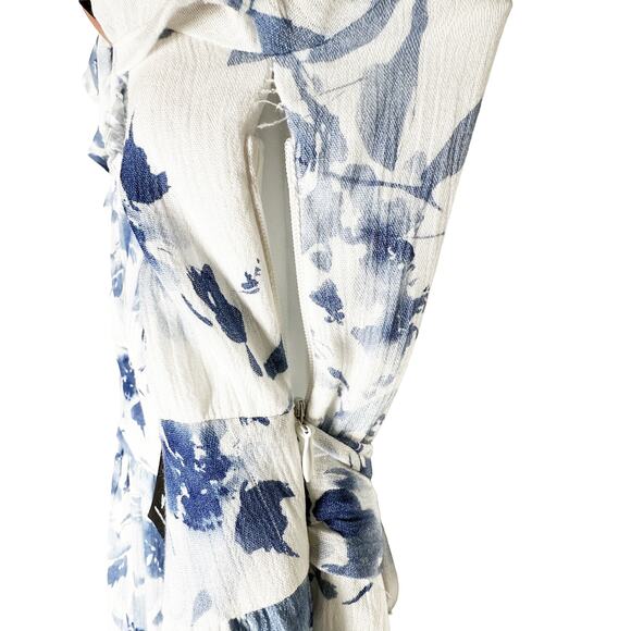 Lulus Women's Delightfully Sweet White Floral Off The Shoulder Midi Dress NWT XL - Picture 14 of 14